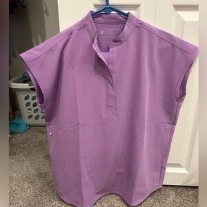 Figs Lilac Dawn Rafaela Scrub Top NWT